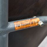 Set of 6 Pagholz chairs in a two-tone design, Pag Presswerke edition.