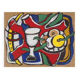 Fernand LÉGER: Still life with apples, signed lithograph