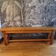 Old Lorraine oak bench