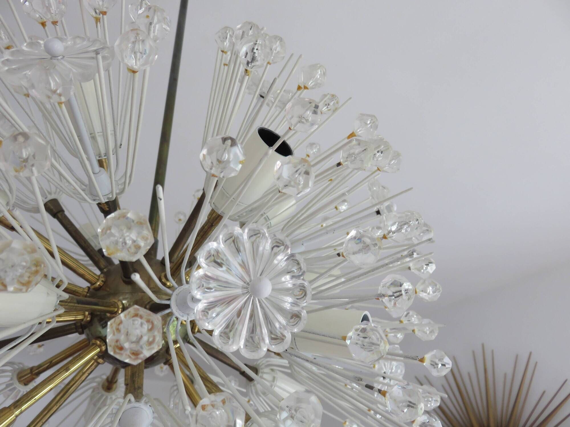 snowball, Dandelion, 17 lights, Emil Stejnar for Rupert Nikoll, Austria 50s