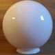 Globe 25cm en verre blanc