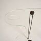 GLASS ARTIST'S PALETTE SIDE TABLE, CIRCA 1960S