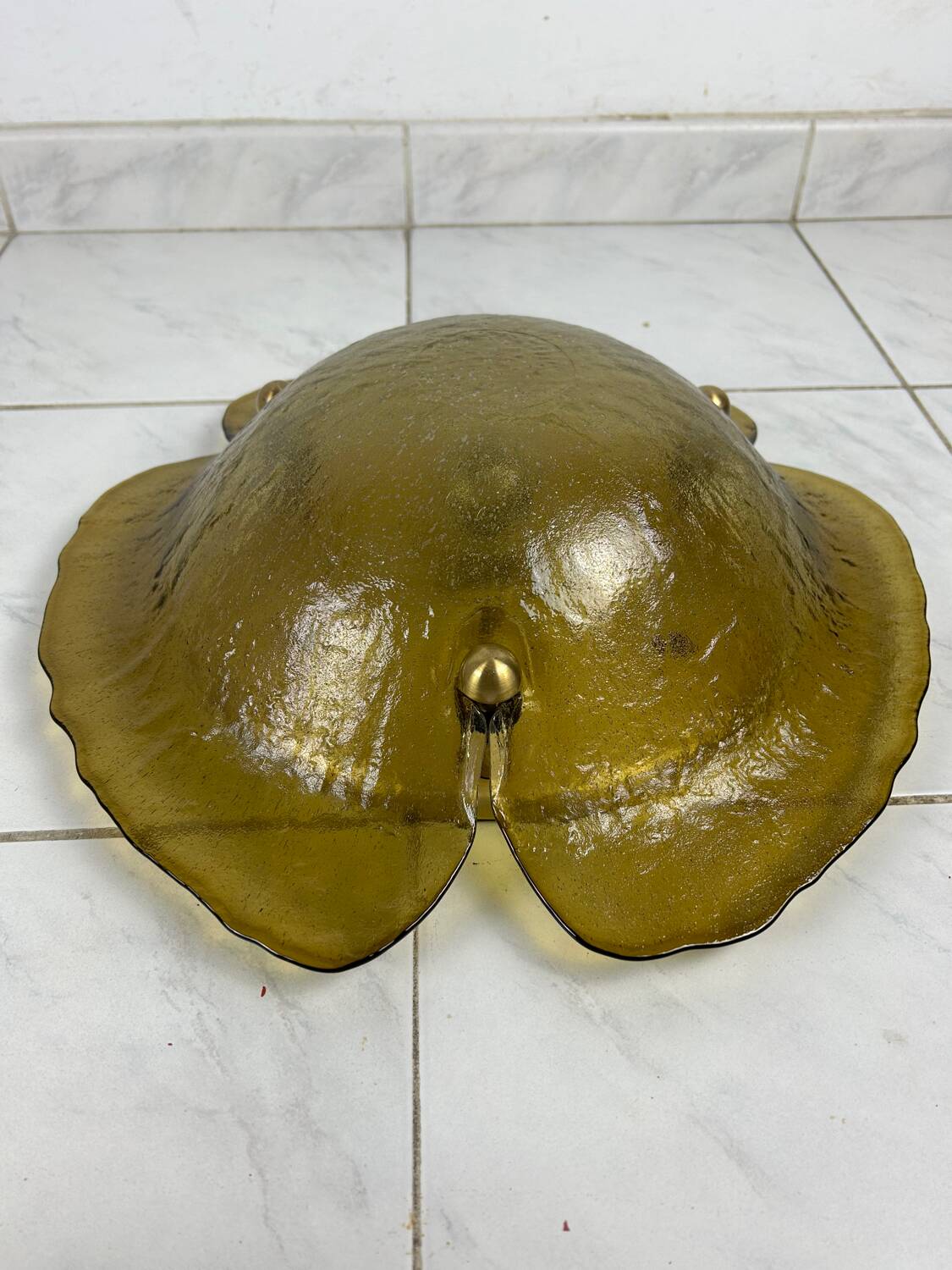 Vintage set of two Peill and Putzler ceiling lamps