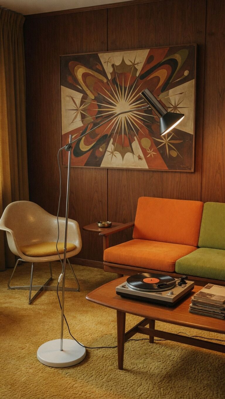 Lampadaire pirouette 1960.