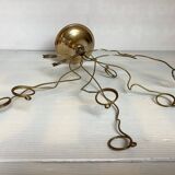 Brass photo frame with tulip base