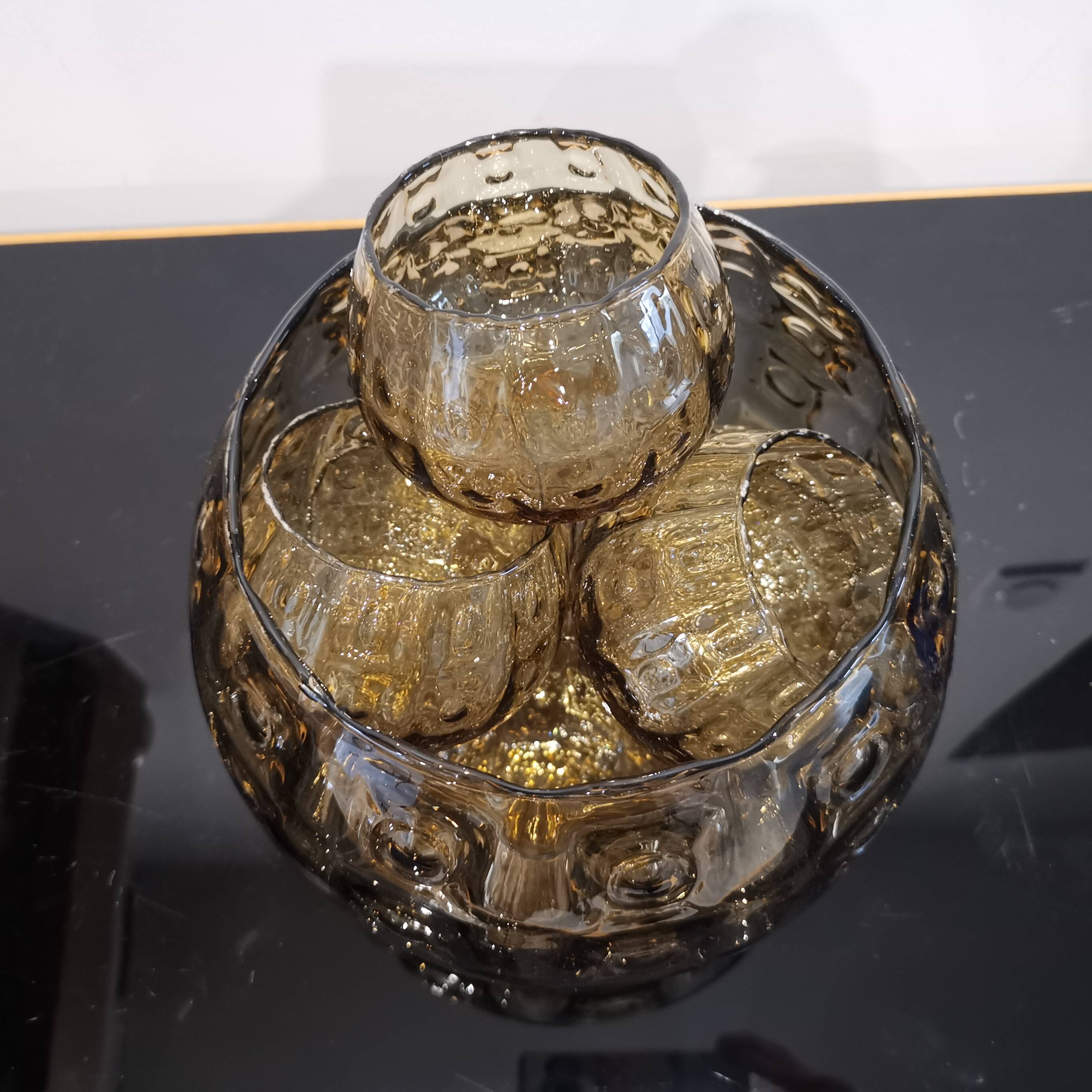 Sangria service 7 pieces 70s Murano style