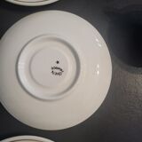 8 Gien cups and 8 saucers