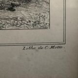 Caleche engraving