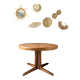Vintage Baumann table with 2 extensions