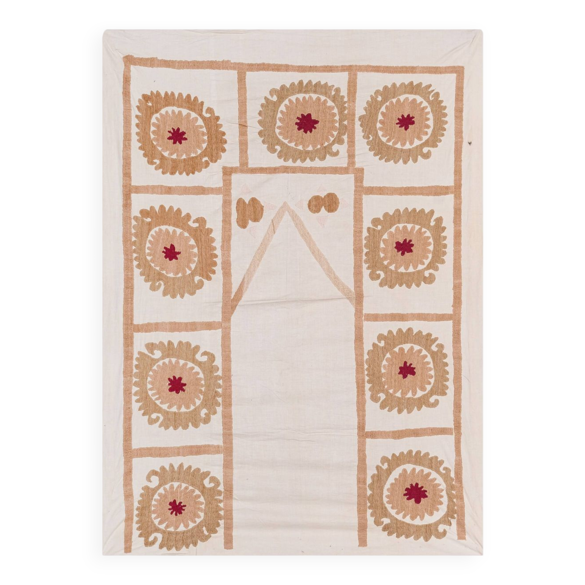 Hand knotted rug, vintage Turkish rug 85x115 cm