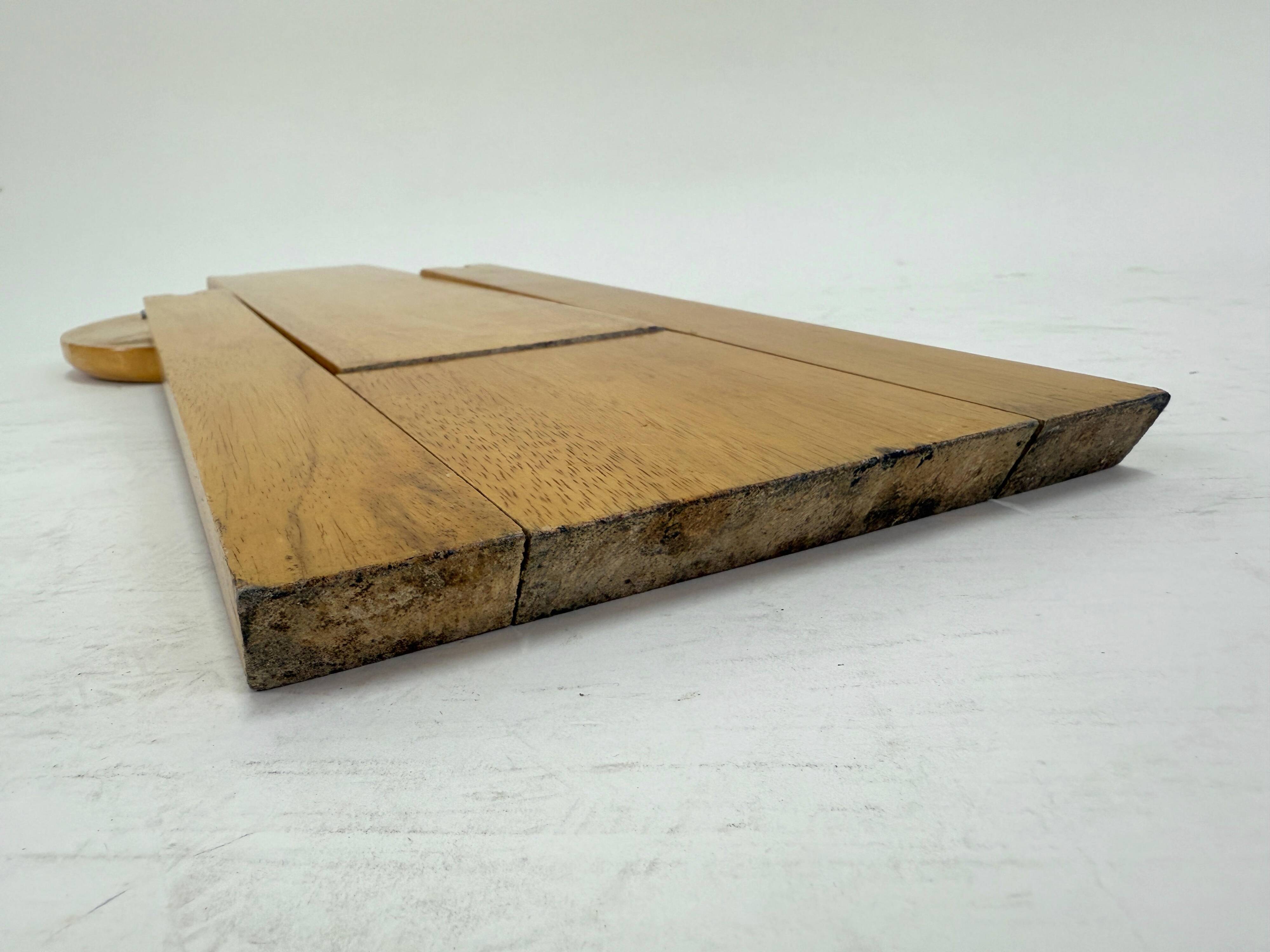 Suzy DLG Roger Tallon Wood Stool - no Charlotte Perriand - Vintage