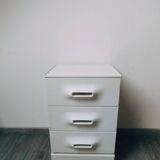 Vintage plastic storage unit