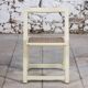 4 vintage folding cane chairs