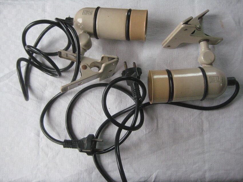 Pair of old lita spots