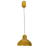 Yellow plastic 70s osram pendant lamp