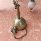 Lustre opaline 3 globes