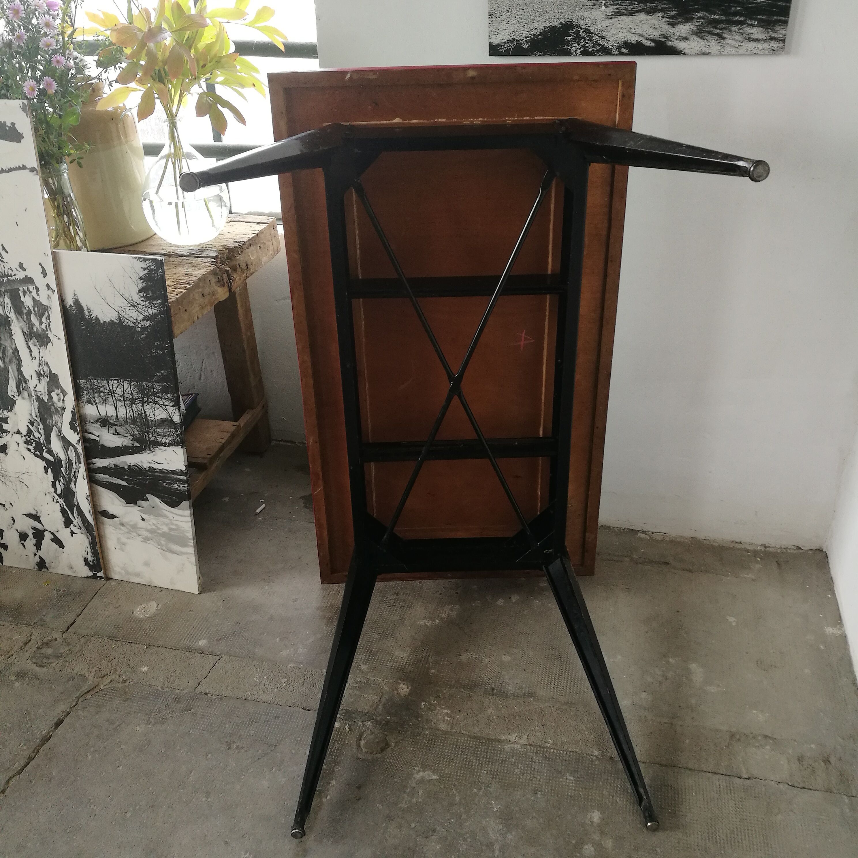 Tolix table by Xavier Pauchard