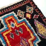Moroccan Berber carpet Boucherouite 2.1x1.1m
