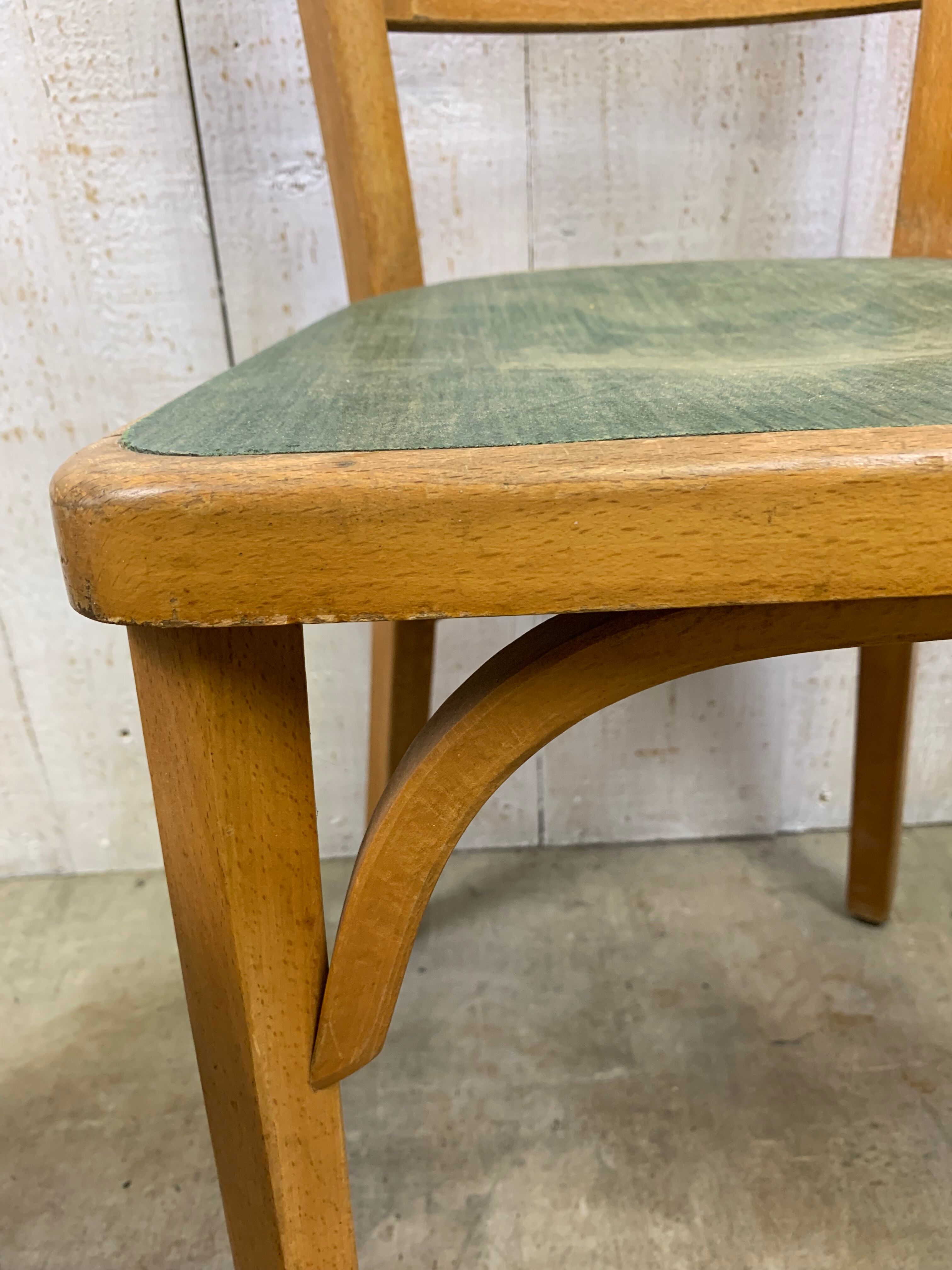 Lot 3 mismatched bistro chairs