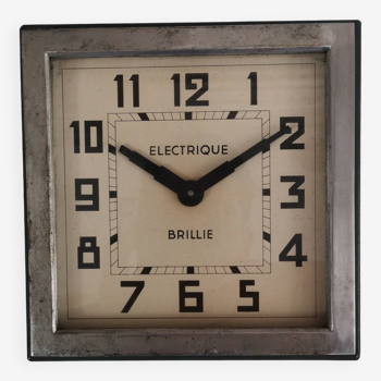 Brillie Art Deco clock, 1930s Brillie pendulum to stand, girl's receiver clock. Module Included