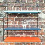 Vintage metal shelves, designer storage