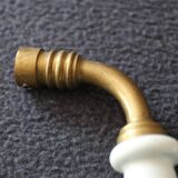 Set of two porcelain door handles