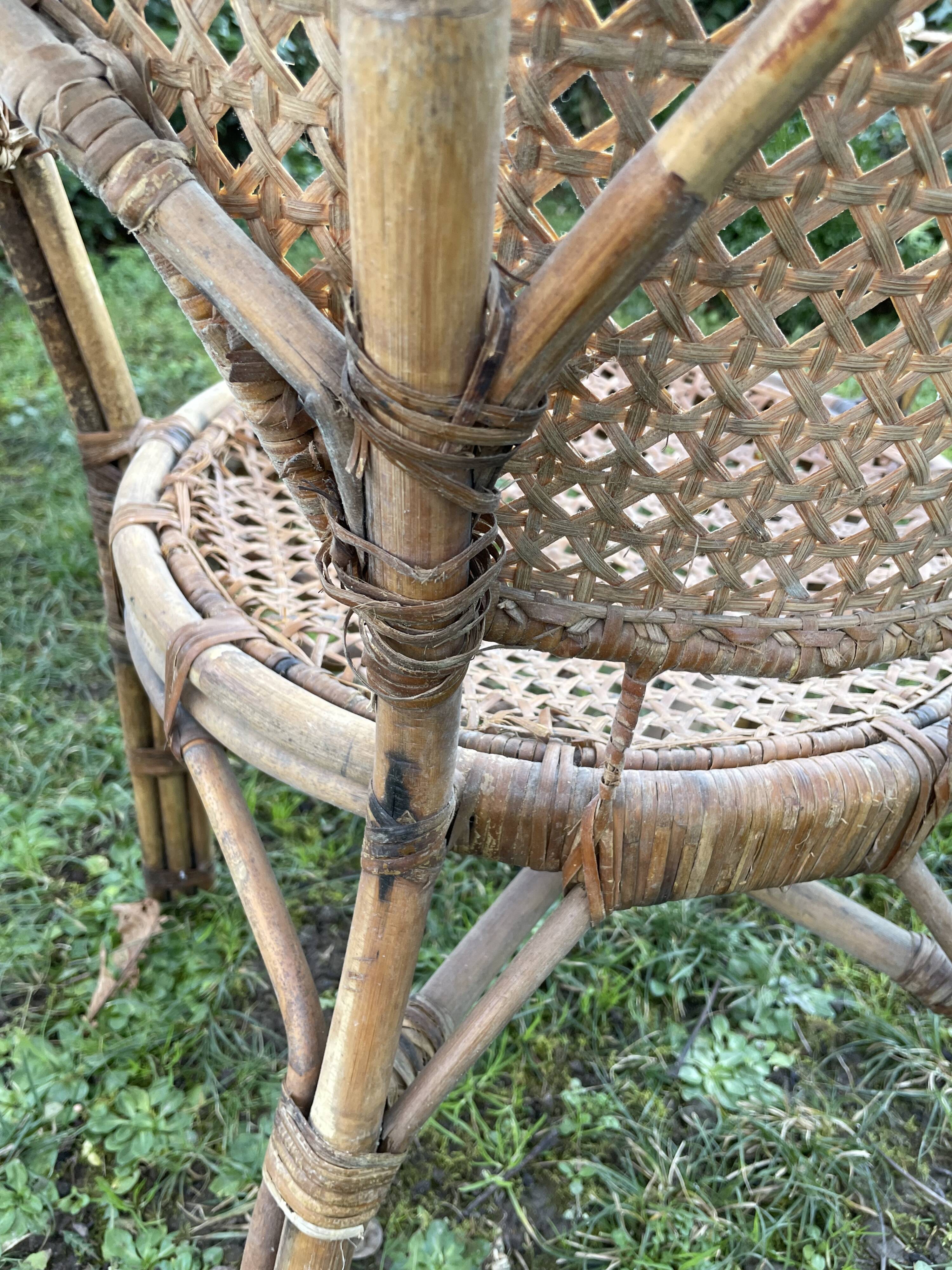 Rattan garden furniture