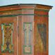 Hand Painted Folk Art Armoire/Bridal Cabinet, Southern Germany, Dated 1807