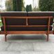 Daybed sofa scandinavian leather 60s