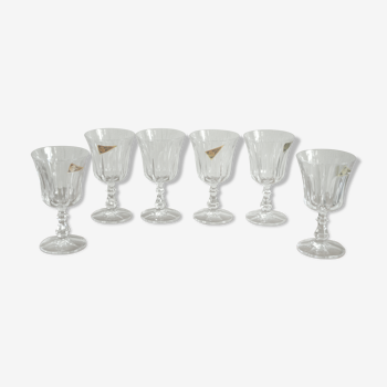 Lot de 6 verres RCR Royal Cristal Rock modèle Victoria