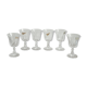 Set of 6 RCR Royal Cristal Rock glasses, Victoria model