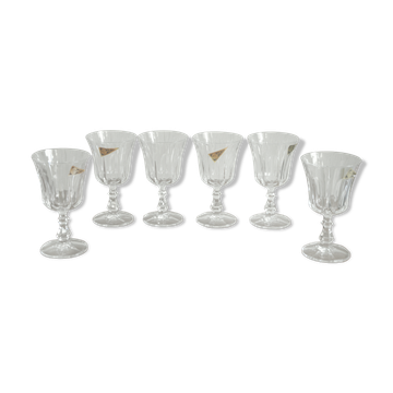 Lot de 6 verres RCR Royal Cristal Rock modèle Victoria