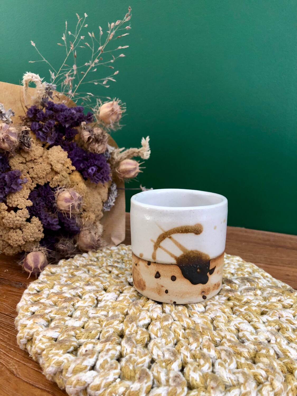 Coffee glass from La Colombe