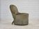 1960s, Danish easy chair, original green furniture velour.