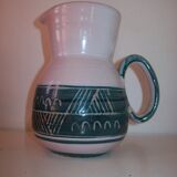 Ceramic pitcher signed Yvon Roy