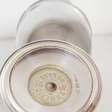 Silver-plated metal sugar shaker, sugar bowl