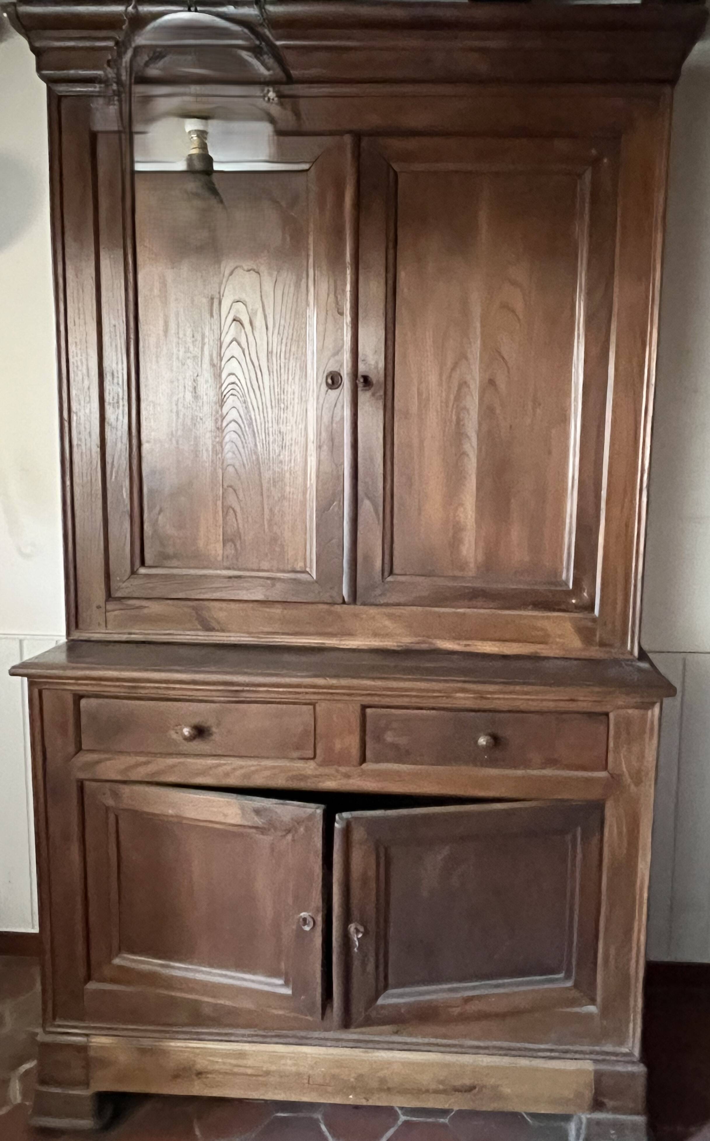 Two-Piece Sideboard in Good Condition.