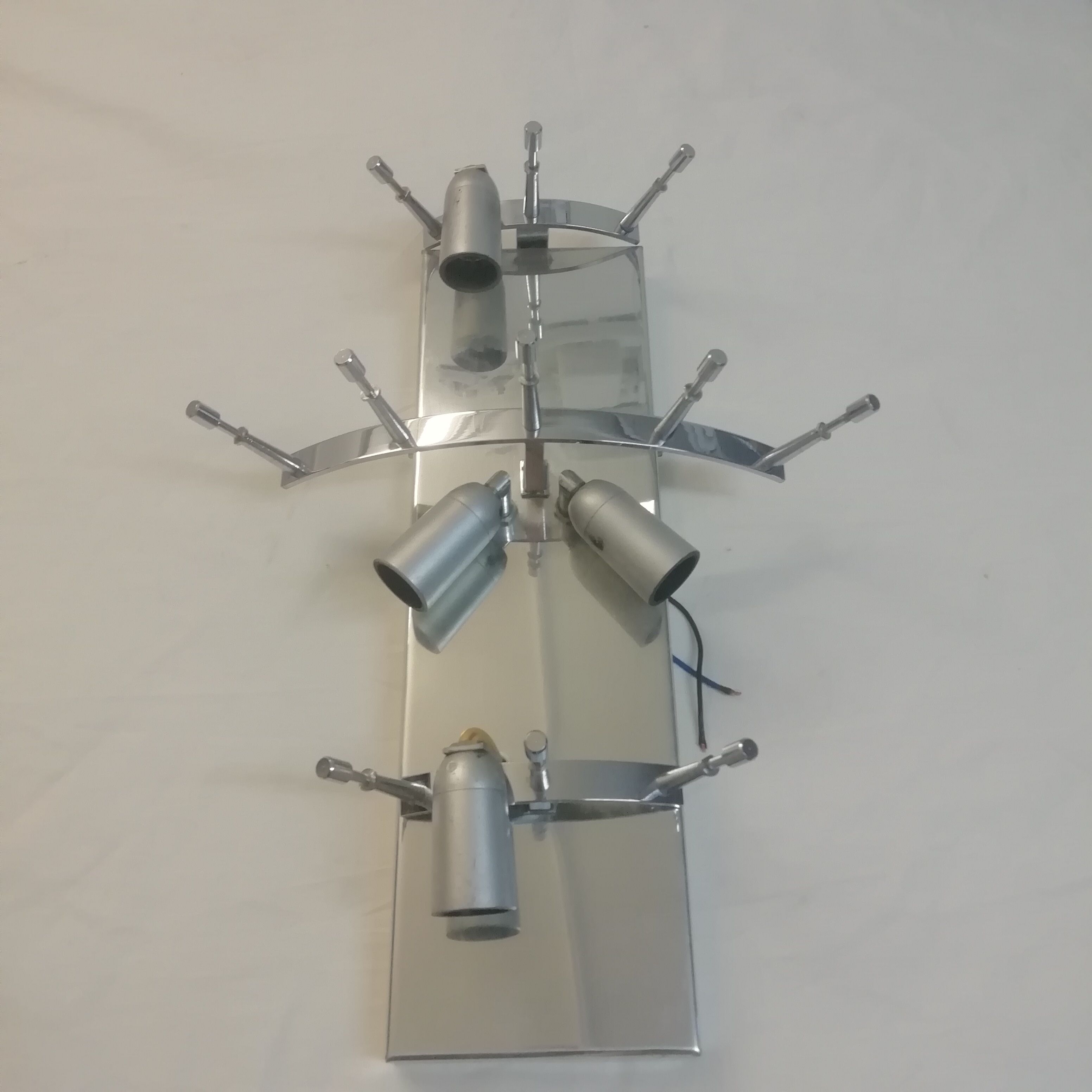 Kinkeldey glass wall lamp. 1970s