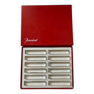 12 porte couteaux en cristal Baccarat