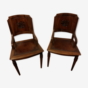 Pair of Art Deco chairs