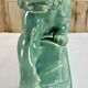 Cracked lioness sculpture art deco 1930 signed odyv