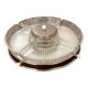 Serving dish on a mirror tray