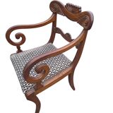 Regency style mahogany armchair