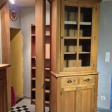 Two-body glass cabinet