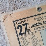 Old Vidal Lablache school map of Germany n°27.