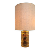 Fractal resin and copper lamp | 1970s