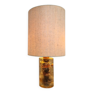 Fractal resin and copper lamp | 1970s