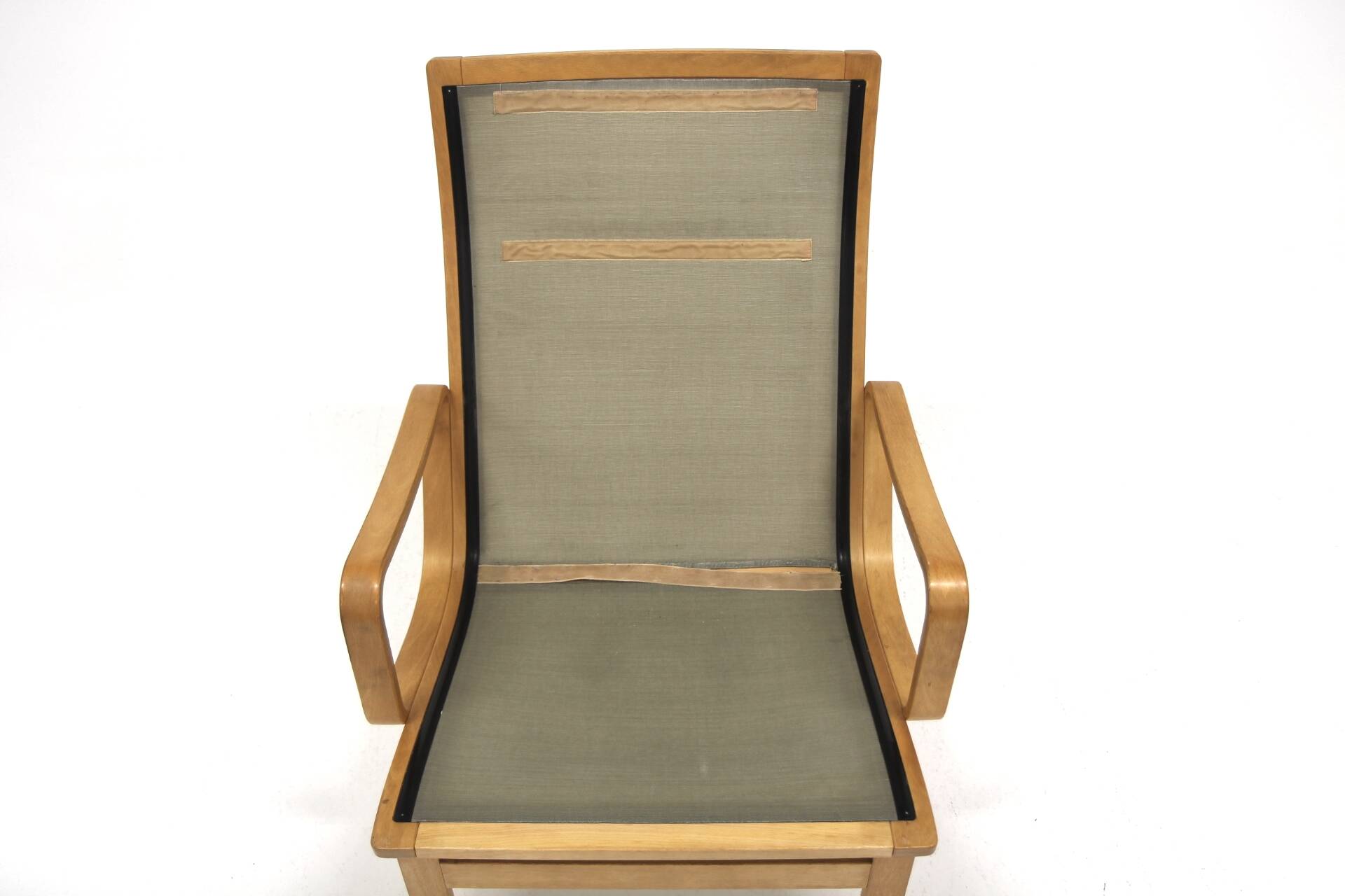 Scandinavian leather armchair, Karl-Erik Ekselius, JOC Vetlanda, Sweden, 1960