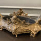 Large planter in gilded bronze Art nouvelles