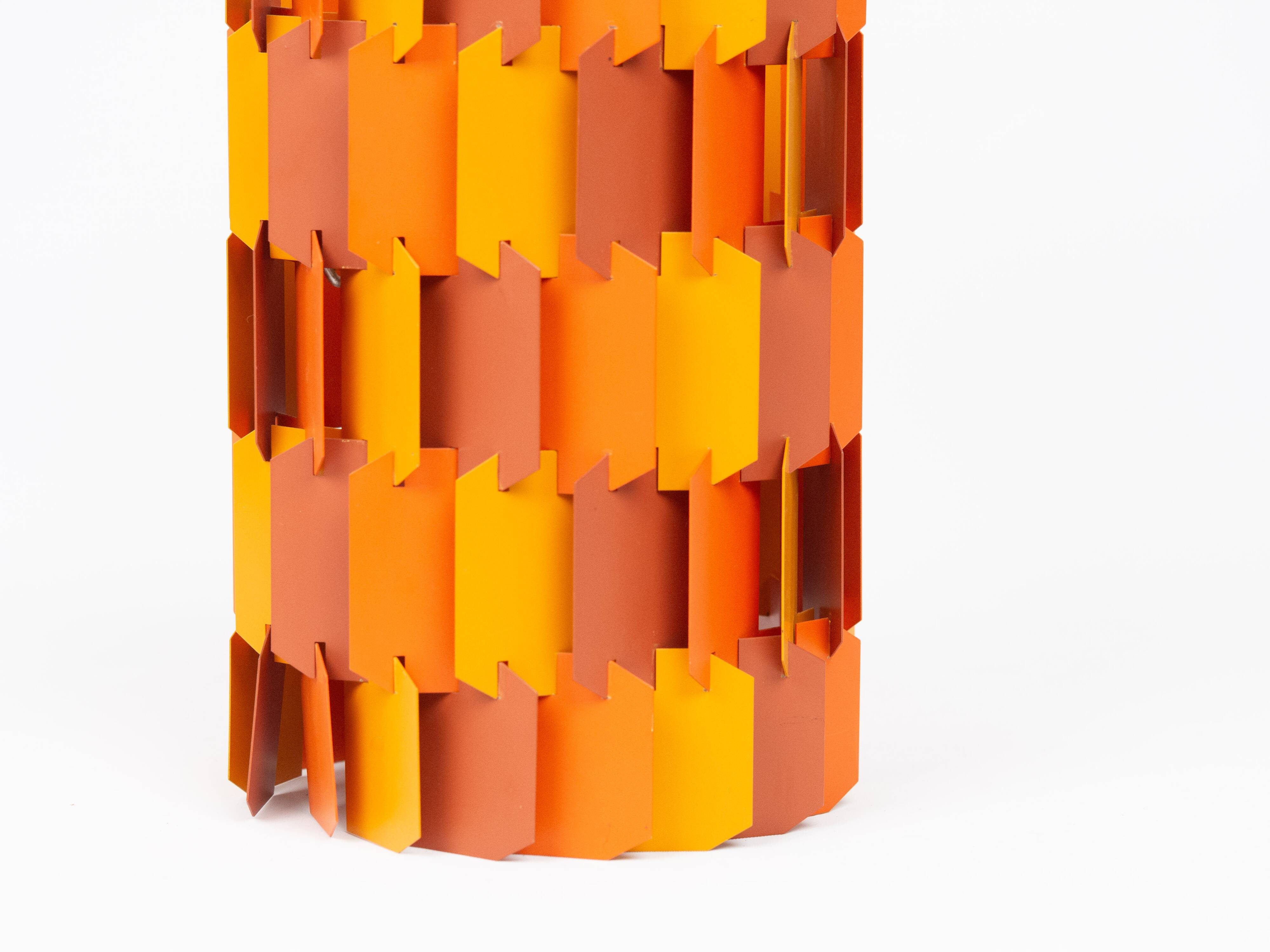 Suspension danoise vintage Facet pop de Louis Weisdorf, Lyfa, 1972